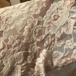 Charlotte Russe Tops - Ivory lace top Charlotte Russe Tops - Ivory lace top